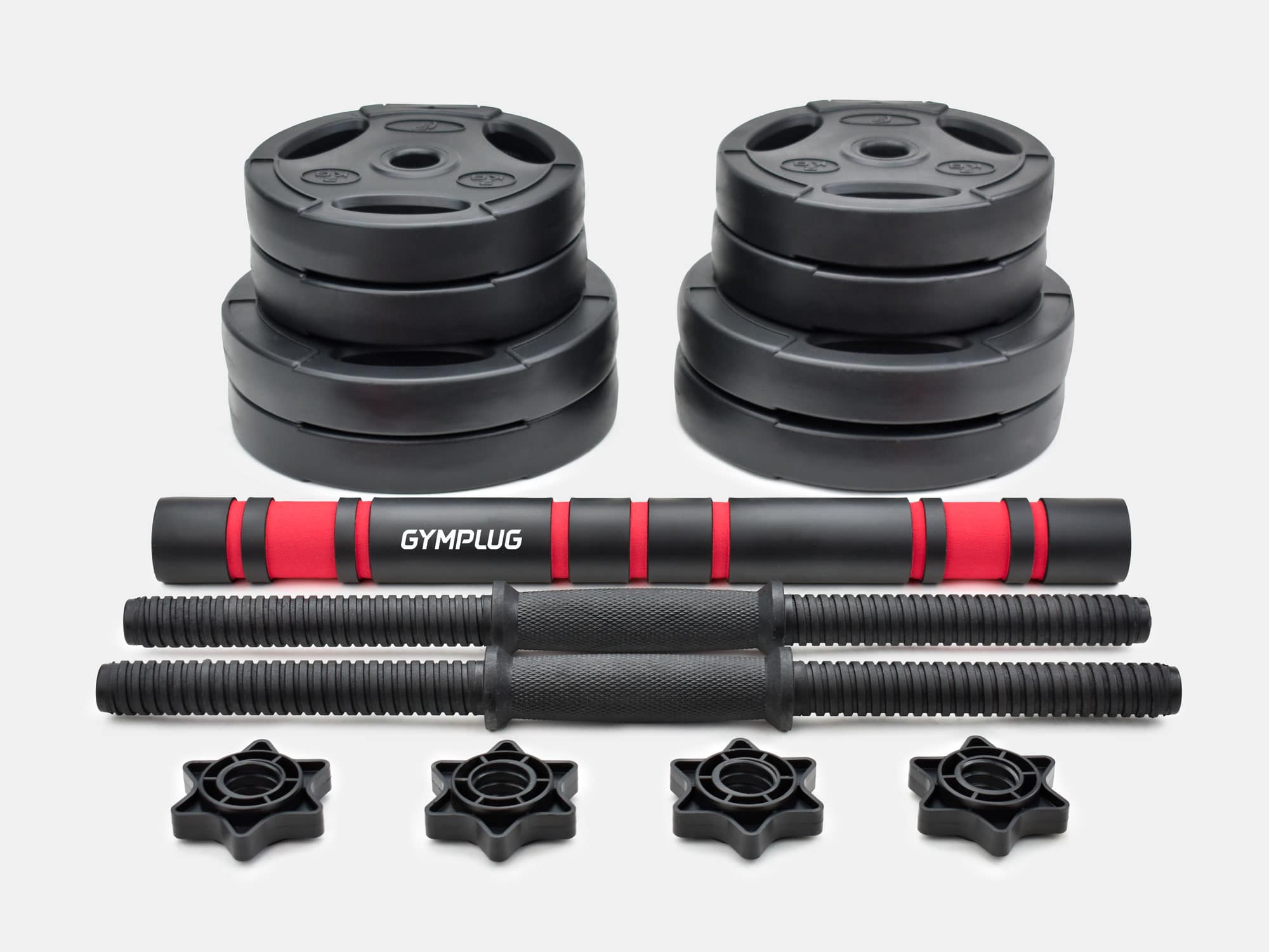20KG Dumbbell Barbell Weight Plates Set