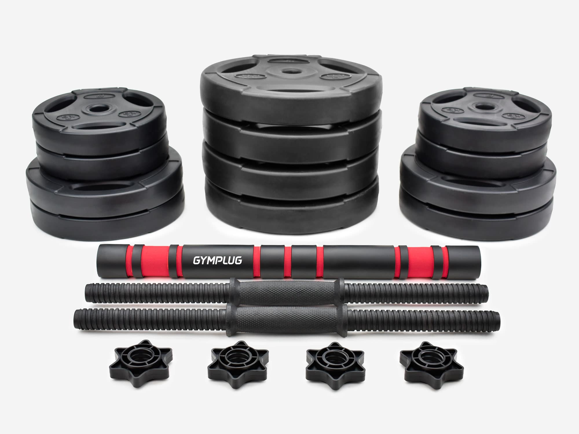 40KG Dumbbell Barbell Weight Set