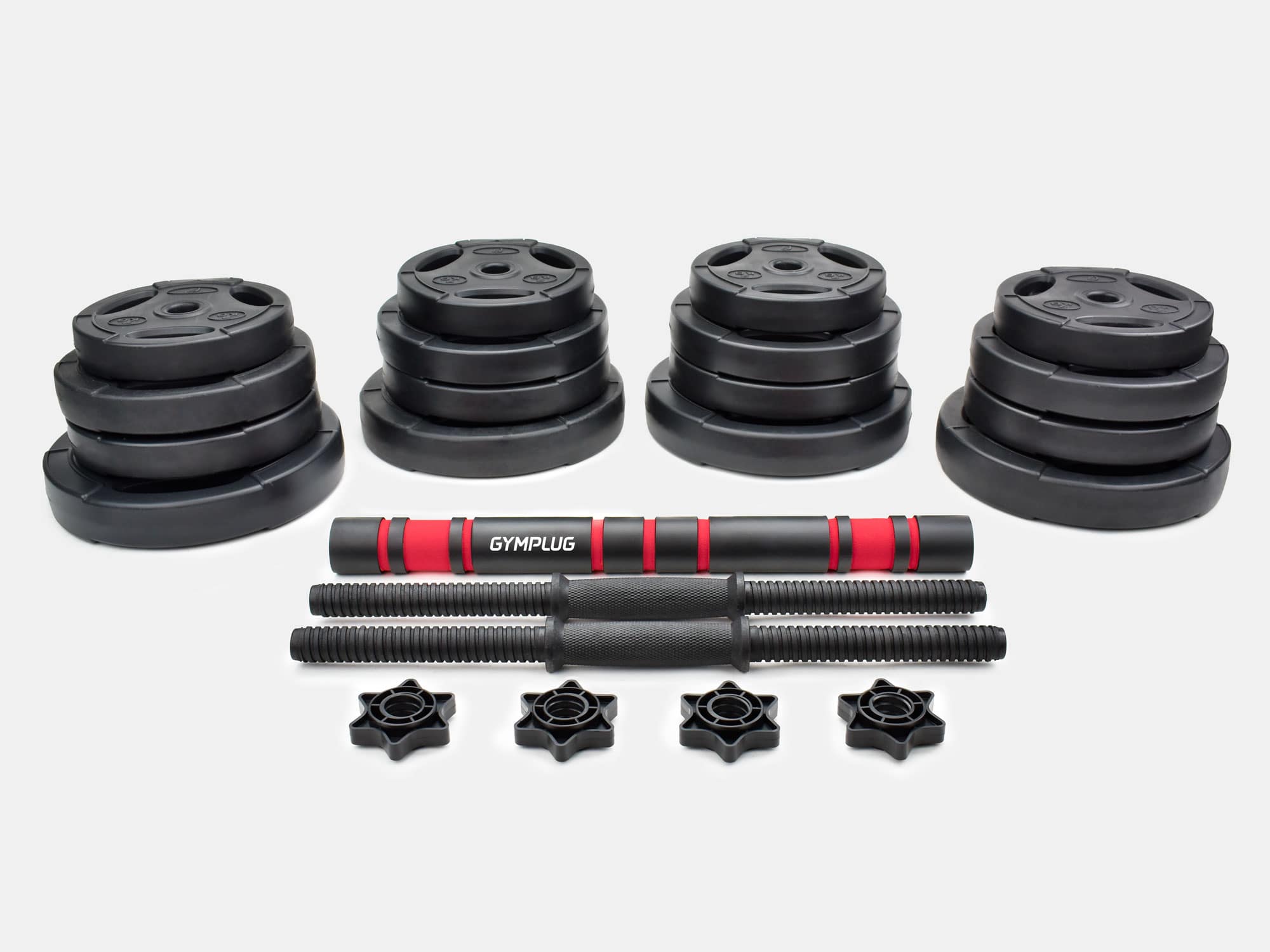 50KG Dumbbell Barbell Weight Set